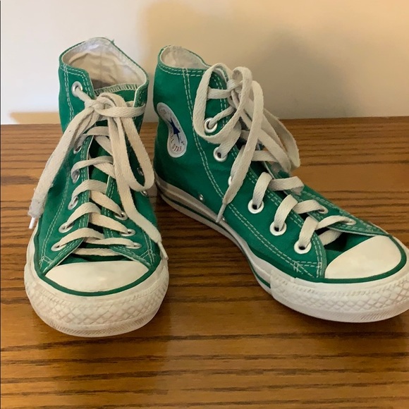 womens teal converse high tops